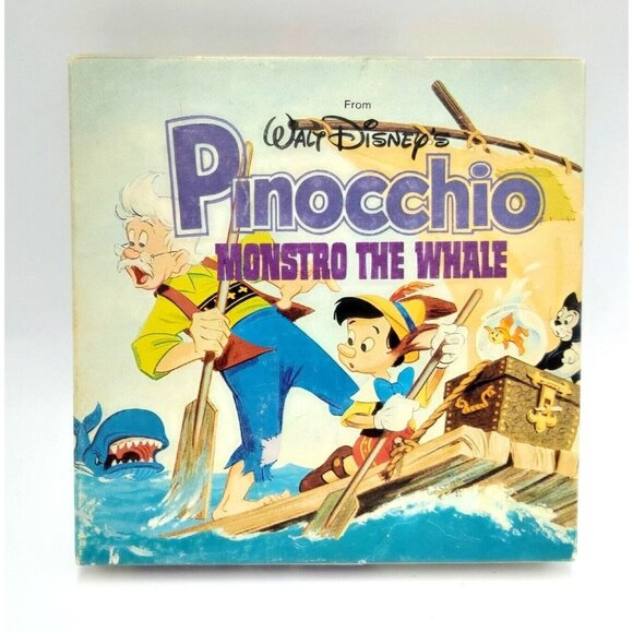Walt Disney Super 8 Film-Pinocchio Monstro The Whale-Original Release 1940 - Picture 1 of 4